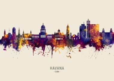 Havana Skyline Cuba