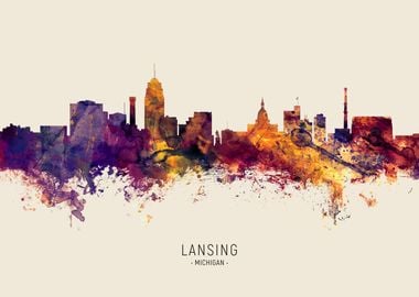 Lansing Skyline Michigan