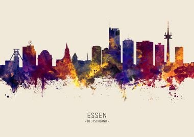 Essen Skyline Deutschland