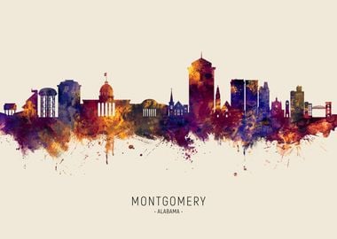 Montgomery Skyline Alabama