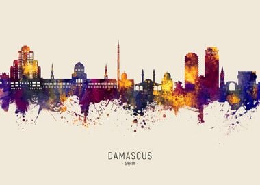 Damascus Skyline Syria