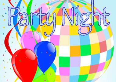 Party Night Bright Disco