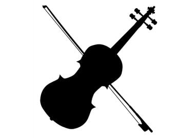 Fiddle Silhouette