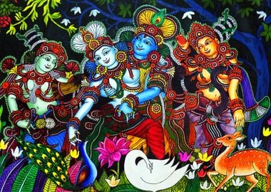 KRISHNA AND RADHA 