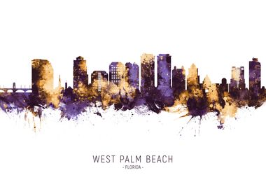 West Palm Beach Skyline