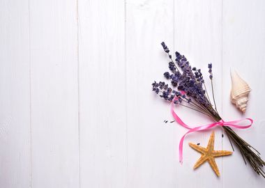 Lavender flower bouquet