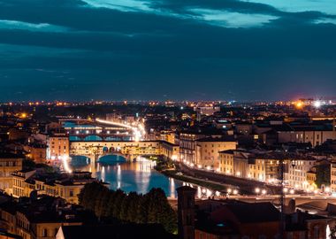 Arno River at Night