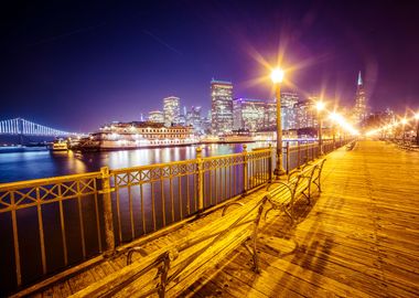 Bay Bridge at Night