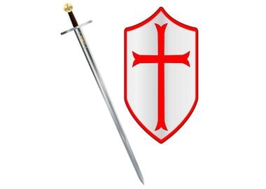 Crusaders Sword and Shield