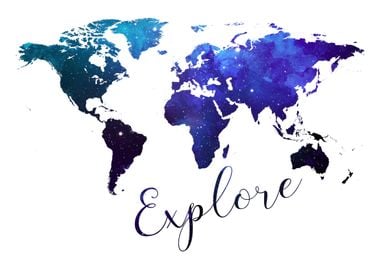 Explore world map