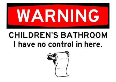 Childrens Bathroom Funny