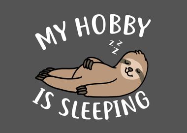 My Hobby is Sleeping Sloth