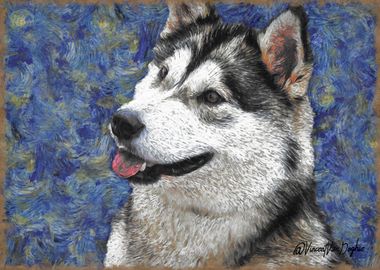 Alaskan Malamute Wall Art