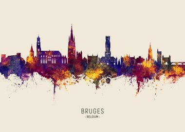 Bruges Skyline Belgium