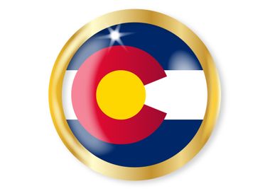 Colorado Flag Button