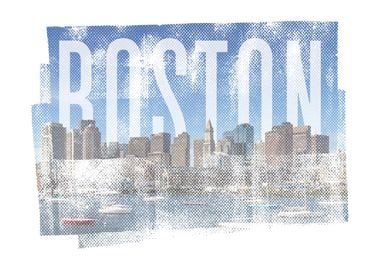 BOSTON Skyline Vintage