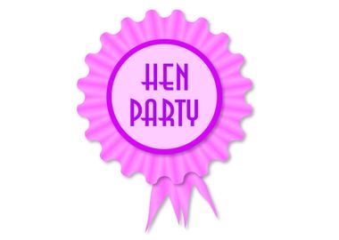 Hen Party Rosette