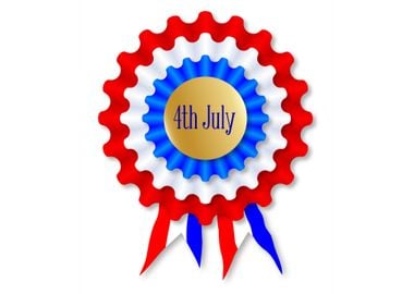 Independence Day Rosette