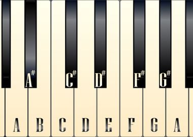 Piano Keys Note Names