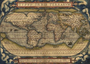 Vintage World Map