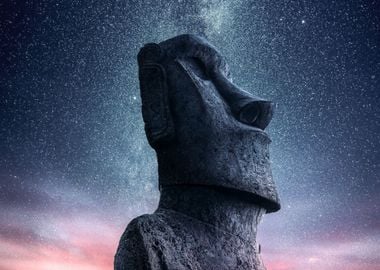 Easter Island Moai Artwork