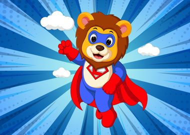 Super Hero Lion