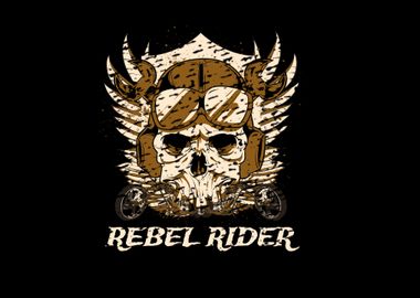 rebel riders are here' Poster, picture, metal print, paint by Create  Purkarthofer