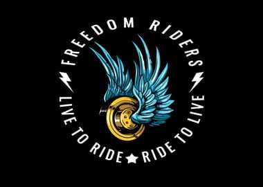 live to ride wings