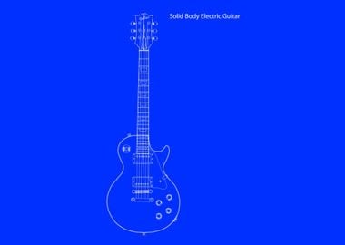 Electric Guitar Blueprint