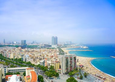 Barcelona City Beach Spain