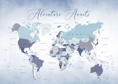 Adventure Awaits World Map