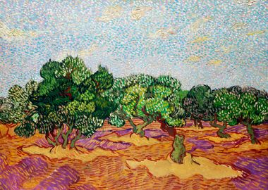 Van Gogh Olive Trees