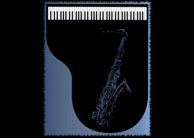 Sax Piano Background