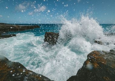 Water Splash Ocean Waves