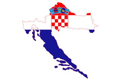 Croatia Map And Flag