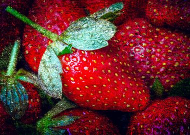 Pile Of Red Strawberries