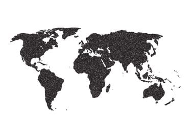 World Outline Dots