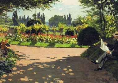 Claude Monet Man reading