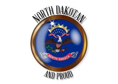 North Dakota Proud Flag