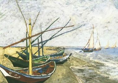 Claude Monet Boats