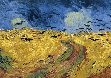 Field With Crows Van Gogh