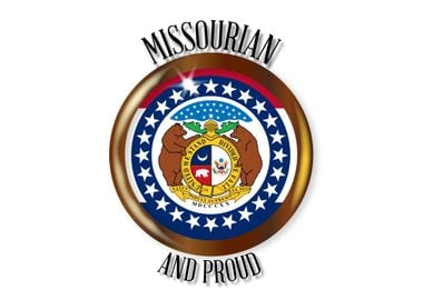 Missouri Proud Flag Button