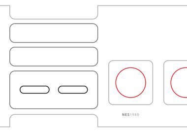 NES Controller Artwork