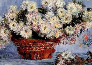 Flowers in a base Monet