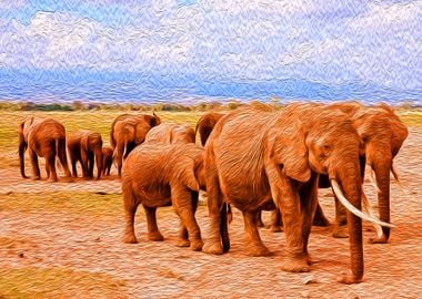 Elephant Herd