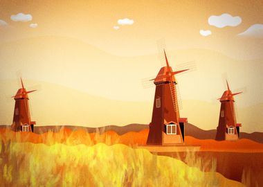 Windmill in the Field