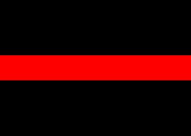 Thin Red Line Flag