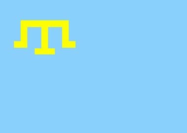 Crimean Tatar people flag