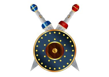 Gladiator Swords Shield