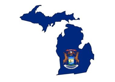 Michigan Outline Map